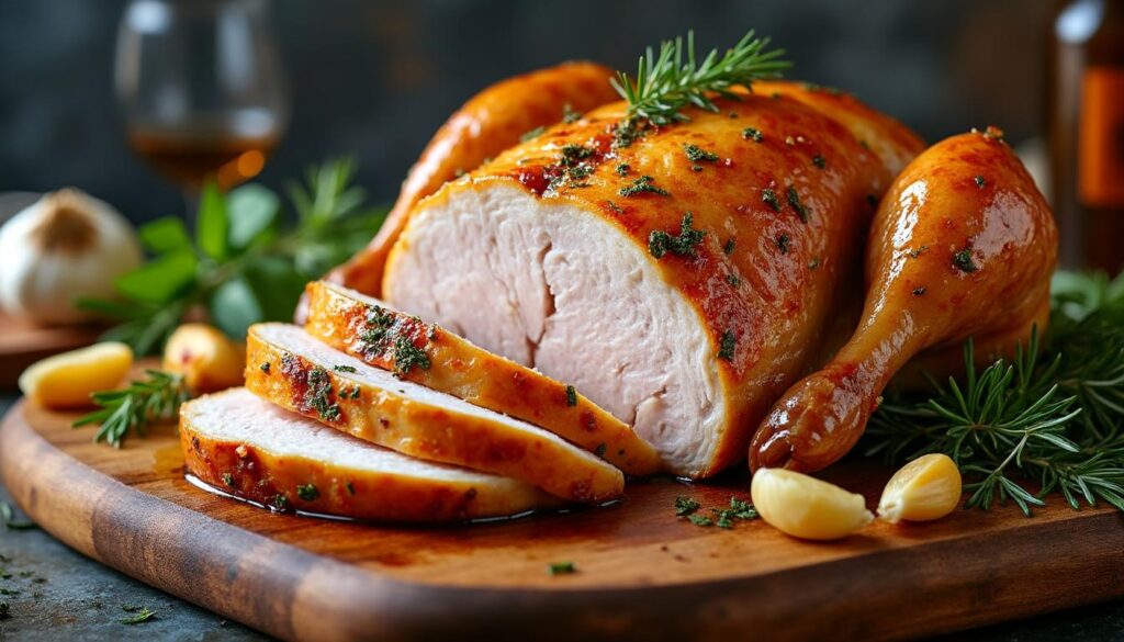 découvrez nos astuces pour réussir un rôti de dinde au four tendre et savoureux, parfait pour un repas convivial et délicieux.