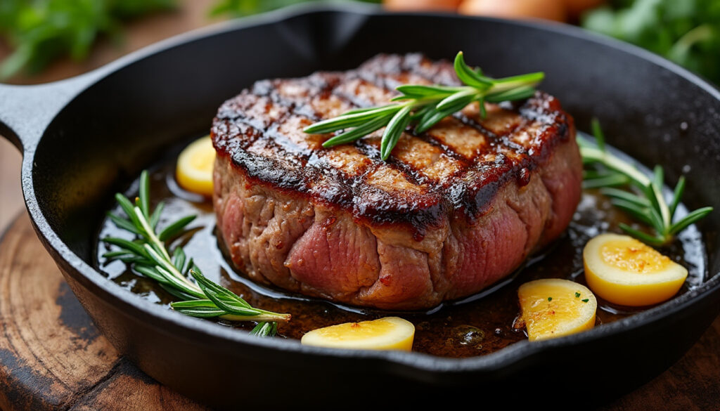 découvrez nos astuces pour réussir la cuisson de votre filet mignon à la poêle, pour une viande tendre et savoureuse à chaque fois.