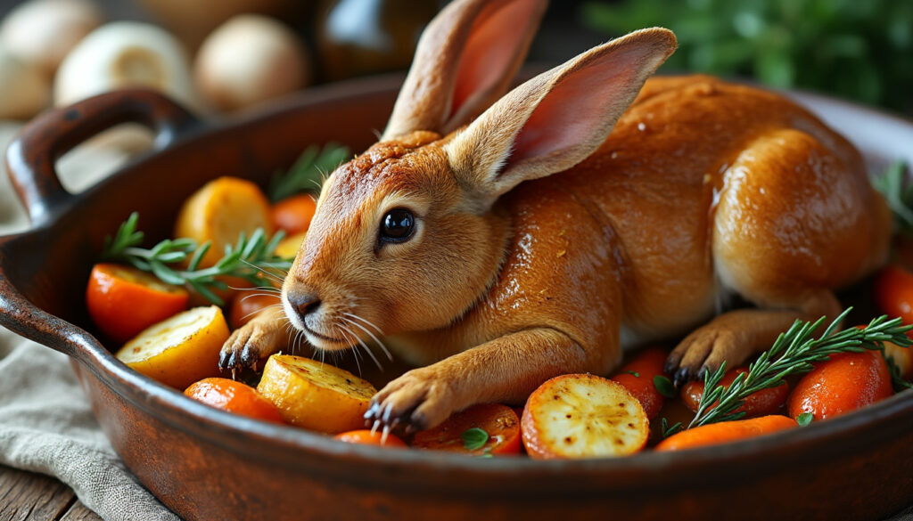 découvrez comment préparer un lapin à la moutarde au four, une recette simple et savoureuse qui garantit une viande tendre et pleine de goût grâce à une astuce infaillible.