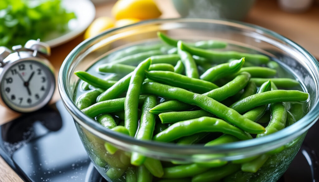 découvrez nos astuces pour maîtriser le temps de cuisson des haricots verts et obtenir une texture parfaite à chaque fois, qu'ils soient croquants ou fondants.